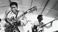 B. B. King na snímku z roku 1980.