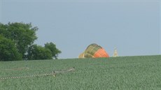 Zniený JAS-39 Gripen maarské armády poté, co letoun nedobrzdil na áslavské...