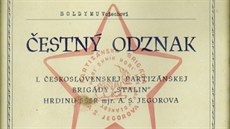 estný odznak pro Vojtcha Boldiho