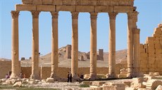Ruiny Belova chrámu v syrské Palmýe. Archivní snímek.