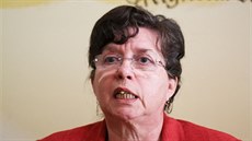 Farářka Církve československé husitské Eva Červená. Farářka Církve československé husitské Eva Červená.