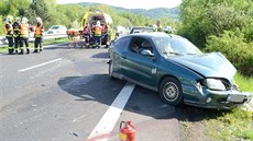 Tragická dopravní nehoda u Sadova na silnici íslo I/13.