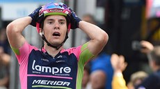 Jan Polanc neme uvit, e vítzí v páté etap Giro d´Italia.