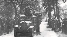 Takto archivní fotografie zachytila příjezd Rudé armády do Blanska. Takto archivní fotografie zachytila příjezd Rudé armády do Blanska.