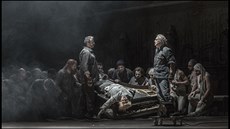 Z nové inscenace Janákovy opery Z mrtvého domu