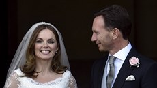 Novmanelé Geri Halliwellová a Christian Horner (Woburn, 15. kvtna 2015)