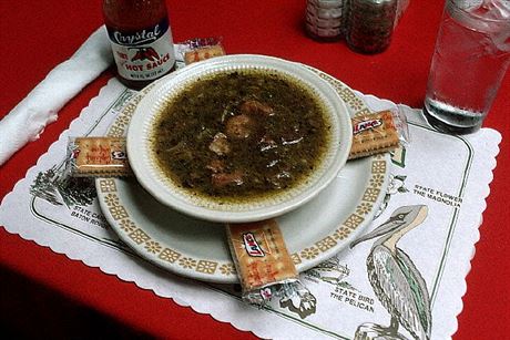 Polévka Gumbo patí k tradiním pochoutkám amerického jihu.