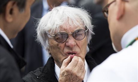 Bernie Ecclestone ped Velkou cenou Monaka