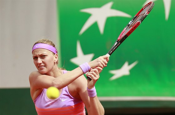 eská tenistka Petra Kvitová hraje na Roland Garros se Solerovou.