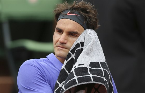 Roger Federer na Roland Garros.