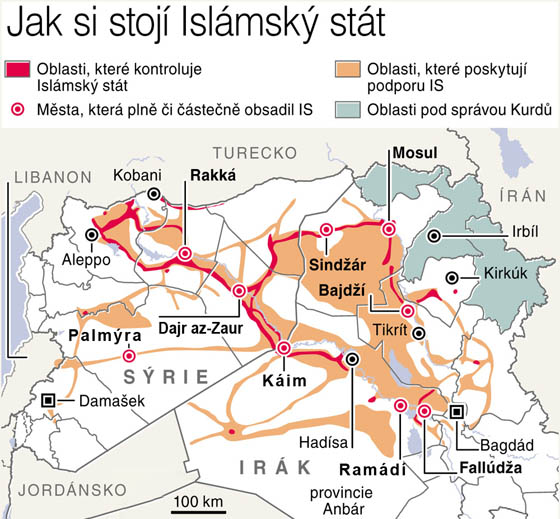 Jak si stoj Islmsk stt v Srii a Irku