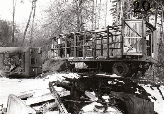 Pohled, který se naskytl lidem, kdy poprvé od roku 1969 vstoupili na raketovou...