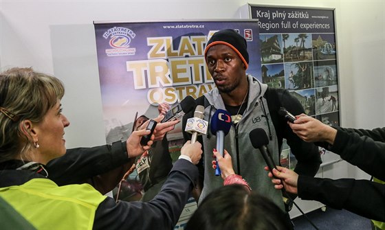 Usain Bolt piletl do Ostravy na Zlatou tretru.