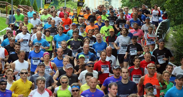 Momentka z Karlovarského plmaratonu