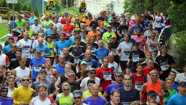 Momentka z Karlovarského plmaratonu