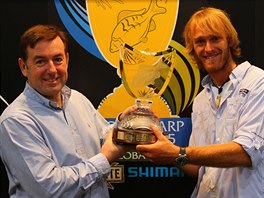 Jakub Vgner a Ross Honey (organiztor World Carp Classic pro dospl), kte...