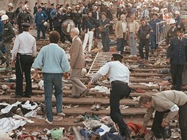 Na stadionu Heysel v Bruselu nalo v roce 1985 smrt 39 fanouk...
