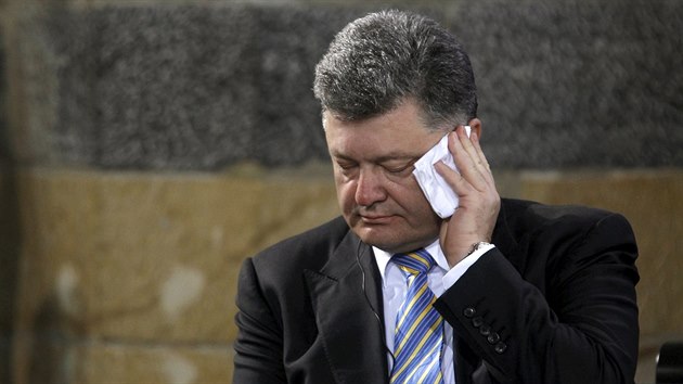 Ukrajinsk prezident Petro Poroenko. (20. kvtna 2015)