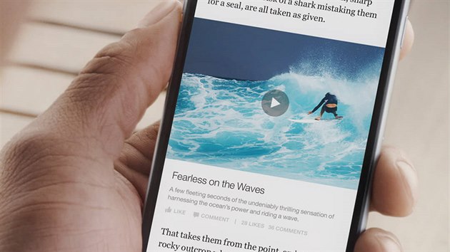 Novinov lnky na Facebooku: Instant Articles