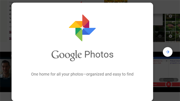 vod do nov webov aplikace Google Photos