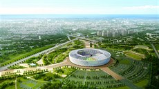 Úvodní ceremoniál Evropských her v Baku se koná na Olympijském stadionu. Úvodní ceremoniál Evropských her v Baku se koná na Olympijském stadionu.