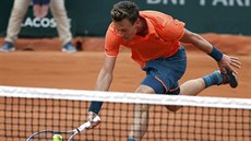 Tomá Berdych hraje o osmifinále Roland Garros