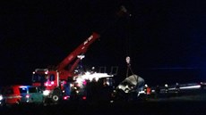 Při nehodě na silnici mezi Kladnem a Braškovem zemřel řidič osobního auta... Při nehodě na silnici mezi Kladnem a Braškovem zemřel řidič osobního auta...