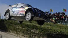 Jari-Matti Latvala během Portugalské rallye Jari-Matti Latvala během Portugalské rallye