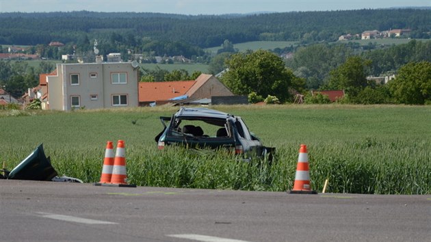 Srka citronu s fordem nedaleko Znojmo stla ivot dva lidi (30. kvtna 2015).