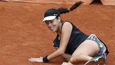 Ana Ivanoviová padá v osmifinále Roland Garros.