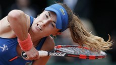 Alizé Cornetová v osmifinále Roland Garros.