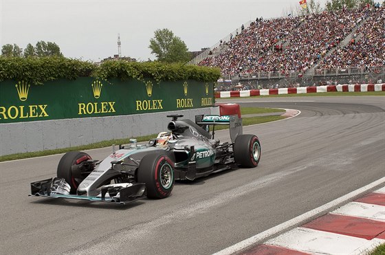 Lewis Hamilton ve Velké cen Kanady.