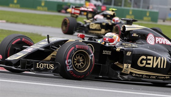 Romain Grosjean ze stáje Lotus ve Velké cen Kanady.