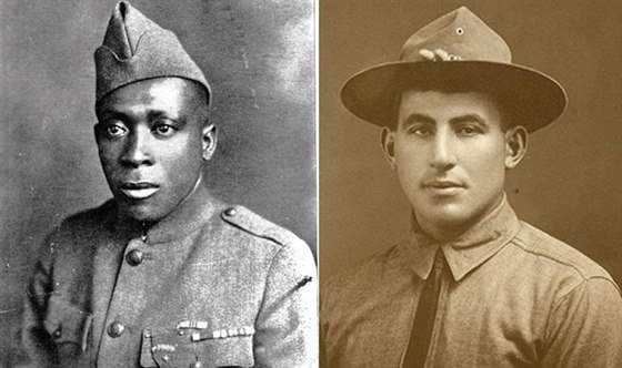 Henry Johnson (vlevo) a William Shemin na dobových snímcích.