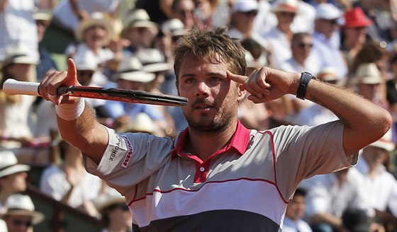 FINLE! Stan Wawrinka slav postup do druhho grandslamovho finle v ivot.