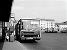 Autobus Karosa B 731 byl zaveden v roce 1982. Foto je z roku 1986.