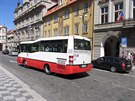 Autobus SOR BN 8,5 . 2012 na lince 292 na Malostranském námstí 25. kvtna...