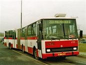 Autobus Karosa B 741 . 6155, ji po stední oprav, na konené Obchodní...