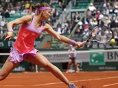 Lucie afov bhem osmifinlovho duelu Roland Garros s Mari arapovovou.