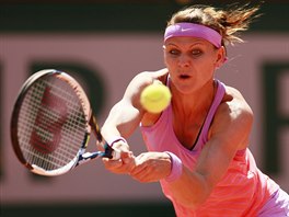 esk tenistka Lucie afov bojuje o finle Roland Garros.
