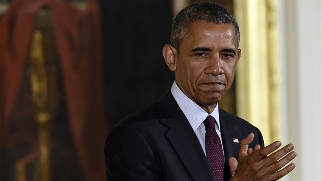 Barack Obama pi pedvn Medail cti (2. ervna 2015)