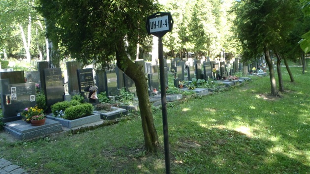 Ďáblický hřbitov v Praze s Čestným pohřebištěm popravených a umučených... Ďáblický hřbitov v Praze s Čestným pohřebištěm popravených a umučených...