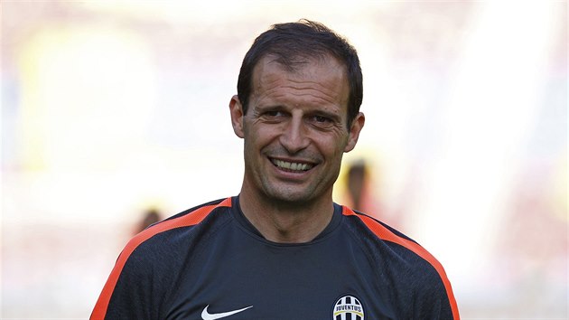 Trenr Massimiliano Allegri si trnink Juventusu ped finle Ligy mistr uval.