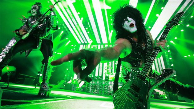 Americk skupina Kiss vystoupila 8.6. 2015 v prask O2 arn.