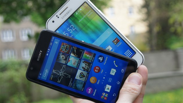 Sony Xperia E4g a Samsung Galaxy J1