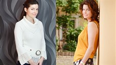 Čtenářka Jana na začátku a na konci proměny Čtenářka Jana na začátku a na konci proměny