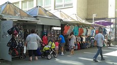 Plechové boudy na trnici Pohoelec nechala loni v listopadu strhnout radnice Brna-sted.