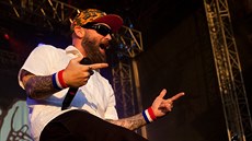 Limp Bizkit vystoupili 5. ervna 2015 na festivalu Rock for People v Hradci...