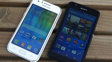 Sony Xperia E4g a Samsung Galaxy J1