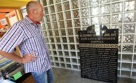 Jaroslav Dobrovolný je ochoten pedat desku teba muzeu.